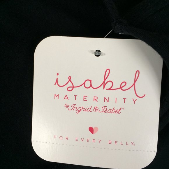 Isabel Black Short Sleeve knit Maternity Dress Size XL - Picture 15 of 15